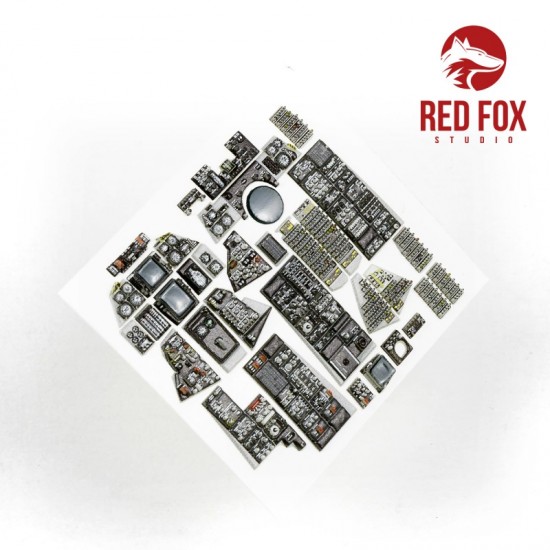 1/48 Grumman F-14A Tomcat Instrument Panel for Tamiya kit 1/48 Grumman F-14A Tomcat Instrument Panel for Tamiya kit