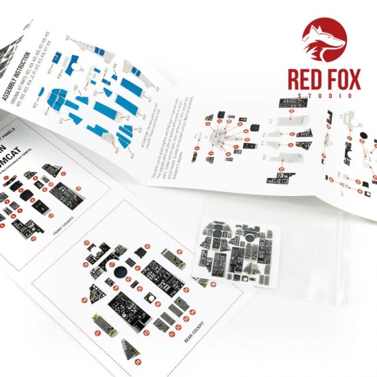 1/48 Grumman F-14A Tomcat Instrument Panel for Tamiya kit 1/48 Grumman F-14A Tomcat Instrument Panel for Tamiya kit