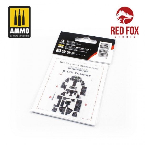 1/48 Grumman F-14D Tomcat Cockpit Instrument Panels & Detail Parts for Tamiya 1/48 Grumman F-14D Tomcat Cockpit Instrument Panels & Detail Parts for Tamiya