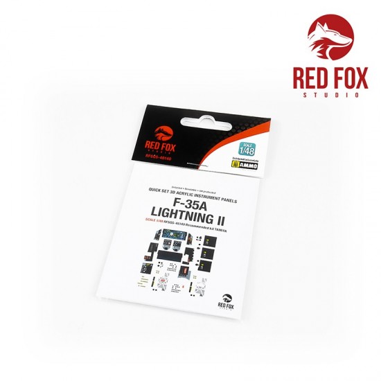 1/48 Lockheed Martin F-35A Lightning II Instrument Panel for for Tamiya kit 1/48 Lockheed Martin F-35A Lightning II Instrument Panel for for Tamiya kit