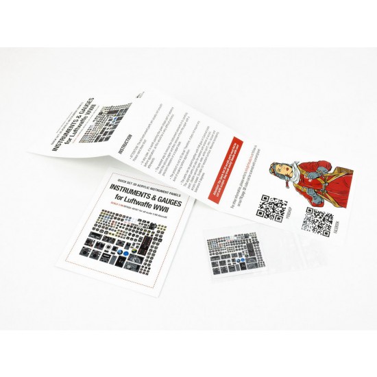 1/48 WWII Luftwaffe Instruments & Gauges (Quick Set) 1/48 WWII Luftwaffe Instruments & Gauges (Quick Set)
