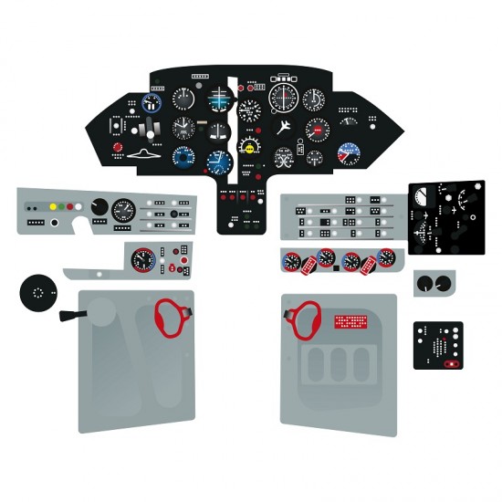 1/48 MiG-17F/LIM-5/Shenyang J-5 Instrument Panel for AMMO by Mig Jimenez 1/48 MiG-17F/LIM-5/Shenyang J-5 Instrument Panel for AMMO by Mig Jimenez
