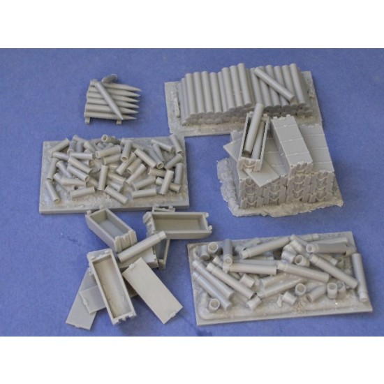 1/35 UK Priest Stowage No.2 (105mm Expended Ammo & Containers for US & UK) 1/35 UK Priest Stowage No.2 (105mm Expended Ammo & Containers for US & UK)