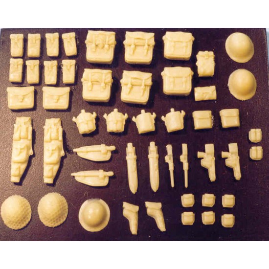 1/35 British/UK Infantry Equipment (incl. Bags, Machetes,...) 1/35 British/UK Infantry Equipment (incl. Bags, Machetes,...)