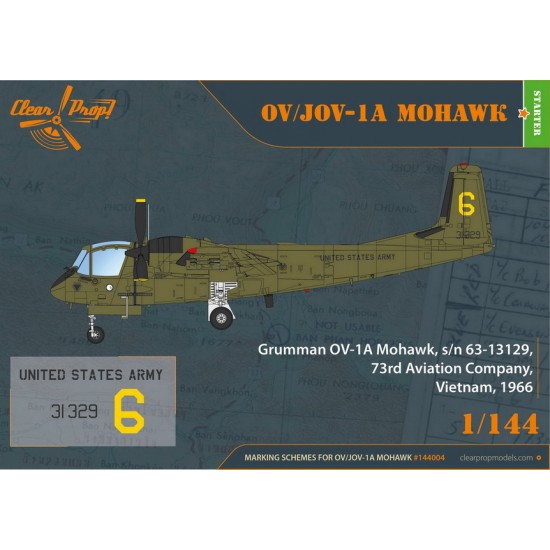 1/144 Grumman OV-1A/JOV-1A Mohawk Starter Kit 1/144 Grumman OV-1A/JOV-1A Mohawk Starter Kit