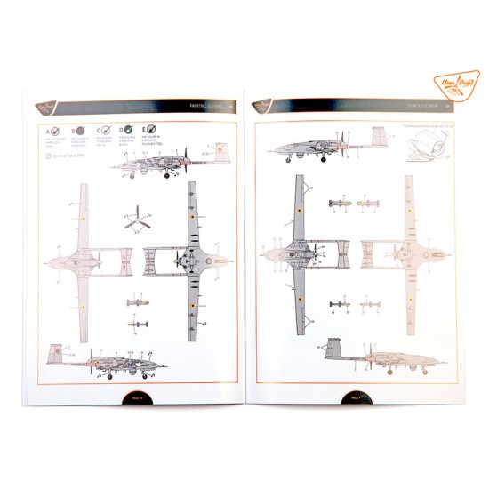 1/35 Ukrainian Navy Bayraktar TB.2 UAV 1/35 Ukrainian Navy Bayraktar TB.2 UAV