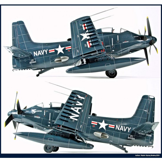 1/48 Douglas A2D-1 Skyshark ADVANCED KIT 1/48 Douglas A2D-1 Skyshark ADVANCED KIT