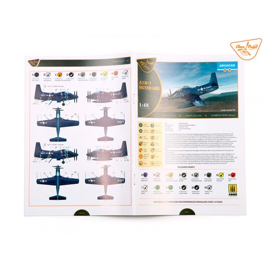 1/48 Douglas A2D-1 Skyshark ADVANCED KIT 1/48 Douglas A2D-1 Skyshark ADVANCED KIT