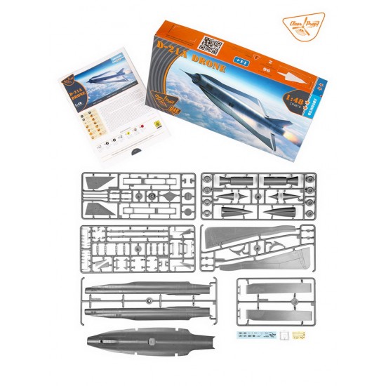 1/48 Lockheed D-21A Drone Advanced Kit 1/48 Lockheed D-21A Drone Advanced Kit