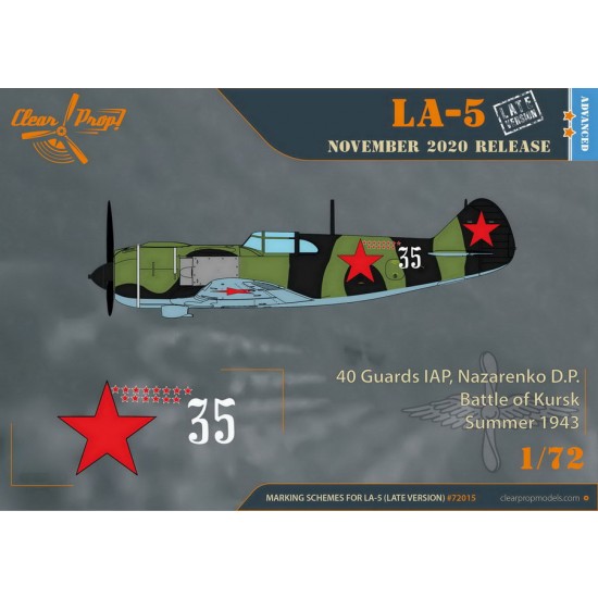 1/72 Lavochkin La-5 Fighter Aircraft Late Version 1/72 Lavochkin La-5 Fighter Aircraft Late Version