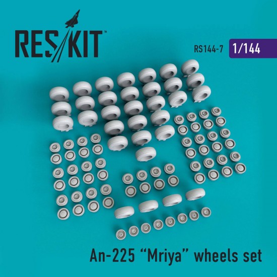 1/144 Antonov An-225 Mriya Wheels set for Revell/Zvezda kits 1/144 Antonov An-225 Mriya Wheels set for Revell/Zvezda kits