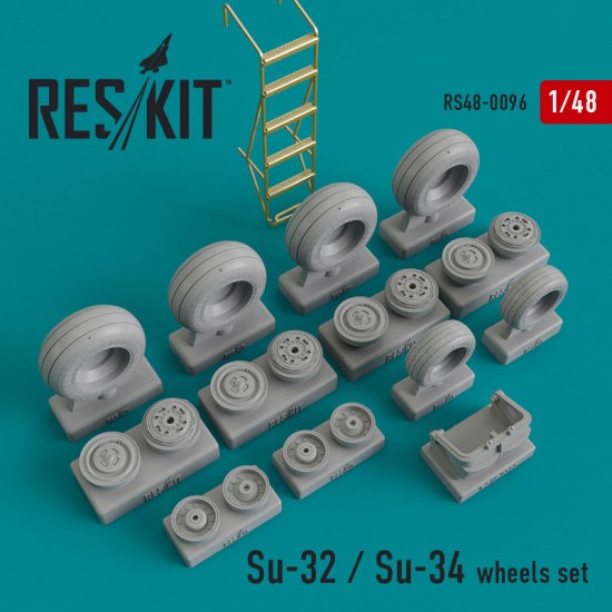 1/48 Su-32/Su-34 Wheels set for KittyHawk/Hobby Boss kits