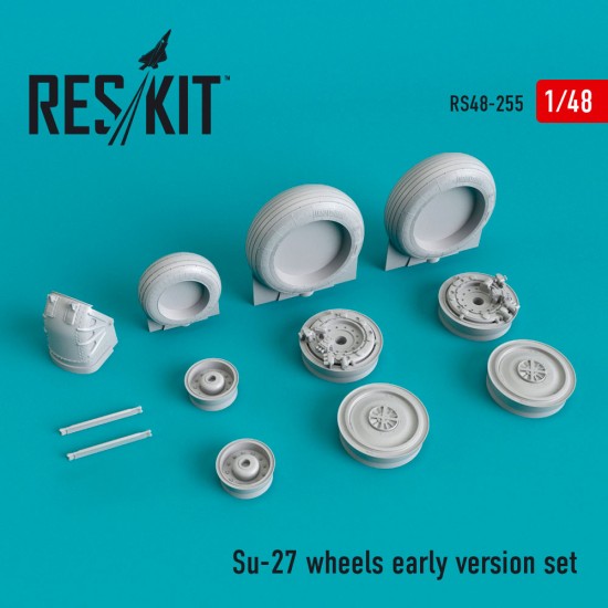 1/48 Sukhoi Su-27 Wheels Early version set for Academy/GWH/HobbyBoss/Eduard/Kitty Hawk 1/48 Sukhoi Su-27 Wheels Early version set for Academy/GWH/HobbyBoss/Eduard/Kitty Hawk