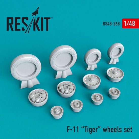 1/48 Grumman F-11 Tiger Wheels set for Fonderie Miniature kits 1/48 Grumman F-11 Tiger Wheels set for Fonderie Miniature kits