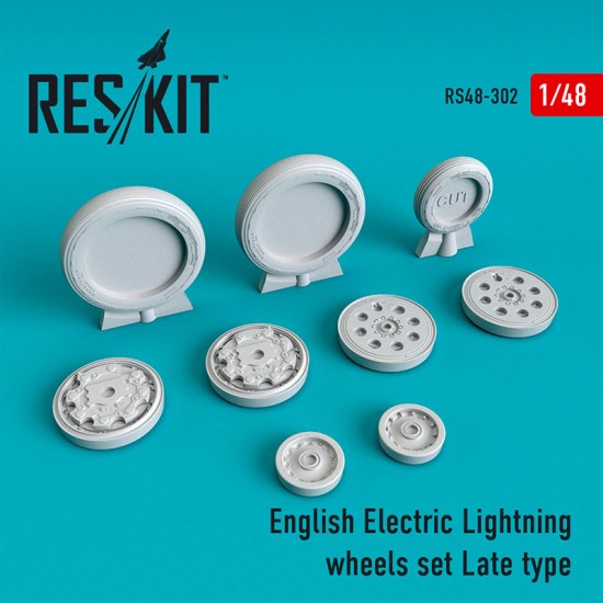1/48 English Electric Lightning Late Type Wheels set for Airfix kits 1/48 English Electric Lightning Late Type Wheels set for Airfix kits