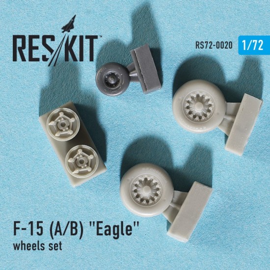 1/72 McDonnell Douglas F-15 (A/B) Eagle Wheels for Revell/Monogram/Italeri/Hasegawa kits