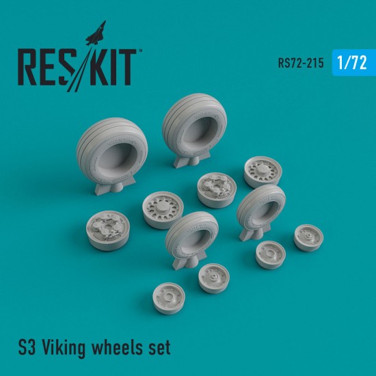 1/72 Lockheed S-3 Viking Wheels set for Hasegawa kits