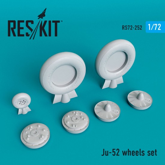 1/72 Junkers Ju-52 Wheels set for Italeri/Airfix kits 1/72 Junkers Ju-52 Wheels set for Italeri/Airfix kits