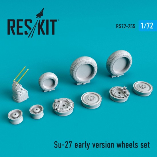 1/72 Su-27 Wheels set Early version for Revell/Hasegawa/Zvezda/Trumpeter/ICM/Airfix kits 1/72 Su-27 Wheels set Early version for Revell/Hasegawa/Zvezda/Trumpeter/ICM/Airfix kits