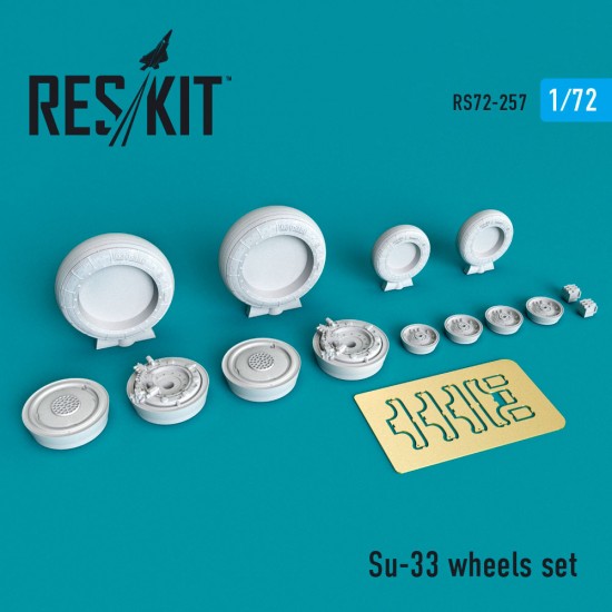 1/72 Sukhoi Su-33 Wheels set for Zvezda/Hasegawa/Trumpeter kits 1/72 Sukhoi Su-33 Wheels set for Zvezda/Hasegawa/Trumpeter kits