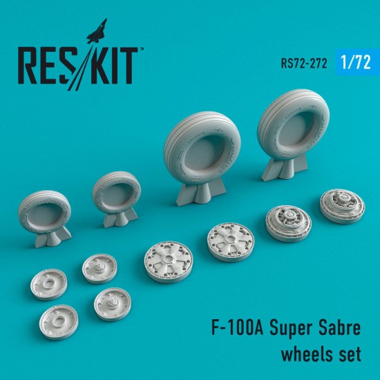 1/72 North American F-100 (A) Super Sabre Wheels set for kits 1/72 North American F-100 (A) Super Sabre Wheels set for kits