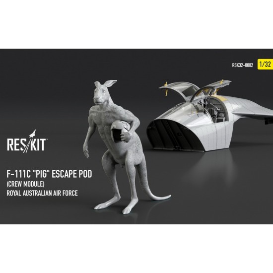 1/32 Royal Australian Air Force F-111C Pig Escape Pod (Crew Module) resin kit 1/32 Royal Australian Air Force F-111C Pig Escape Pod (Crew Module) resin kit