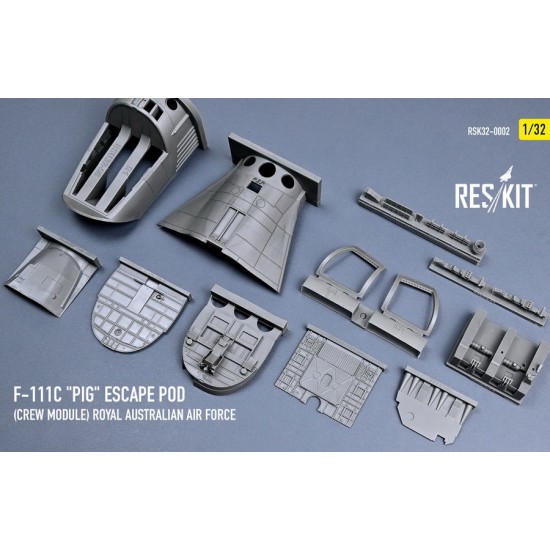1/32 Royal Australian Air Force F-111C Pig Escape Pod (Crew Module) resin kit 1/32 Royal Australian Air Force F-111C Pig Escape Pod (Crew Module) resin kit