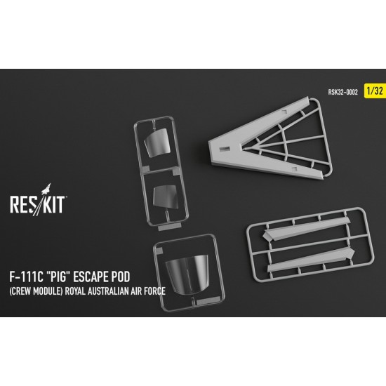 1/32 Royal Australian Air Force F-111C Pig Escape Pod (Crew Module) resin kit 1/32 Royal Australian Air Force F-111C Pig Escape Pod (Crew Module) resin kit