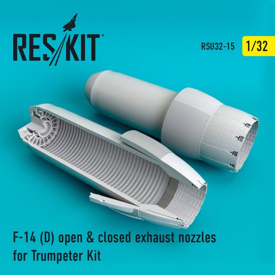 1/32 Grumman F-14D Tomcat Open & Closed Exhaust Nozzles Trumpeter Kit 1/32 Grumman F-14D Tomcat Open & Closed Exhaust Nozzles Trumpeter Kit