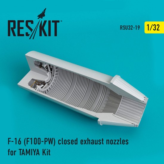1/32 General Dynamics F-16 Fighting Falcon (F100-PW) Closed Exhaust Nozzles for Tamiya 1/32 General Dynamics F-16 Fighting Falcon (F100-PW) Closed Exhaust Nozzles for Tamiya