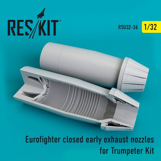 1/32 Eurofighter Typhoon Closed (early type) Exhaust Nozzles for Trumpeter Kit 1/32 Eurofighter Typhoon Closed (early type) Exhaust Nozzles for Trumpeter Kit