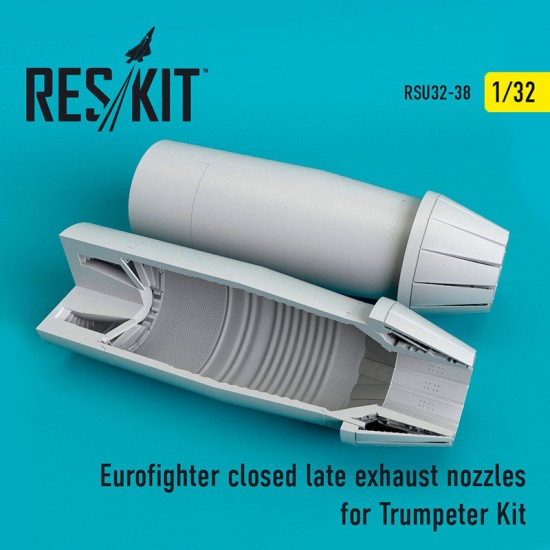 1/32 Eurofighter Typhoon Closed (late type) Exhaust Nozzles for Trumpeter Kit 1/32 Eurofighter Typhoon Closed (late type) Exhaust Nozzles for Trumpeter Kit
