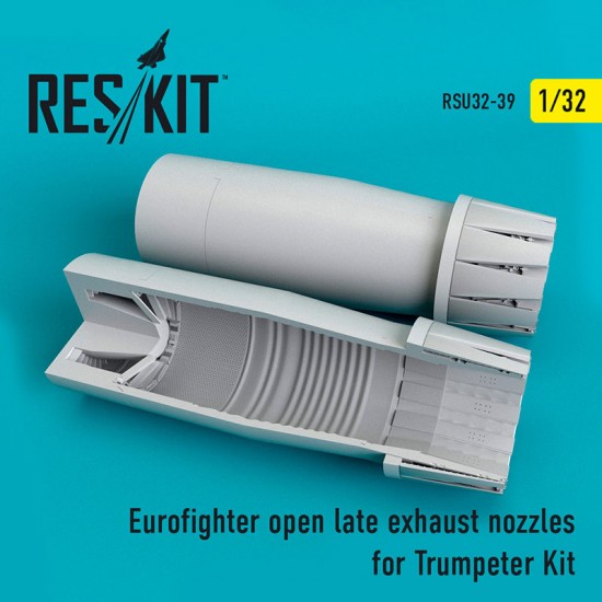 1/32 Eurofighter Typhoon Open (late type) Exhaust Nozzles for Trumpeter Kit 1/32 Eurofighter Typhoon Open (late type) Exhaust Nozzles for Trumpeter Kit