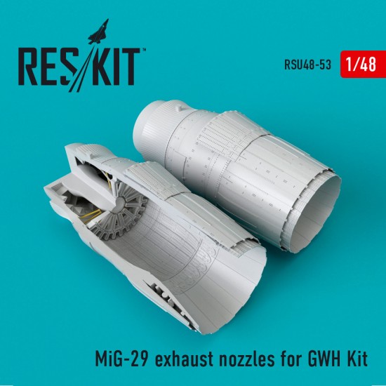 1/48 Mikoyan MiG-29 Exhaust Nozzles for GWH Kit 1/48 Mikoyan MiG-29 Exhaust Nozzles for GWH Kit