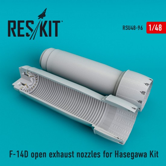 1/48 Grumman F-14 (D) Tomcat Open Exhaust Nozzles for Hasegawa Kit 1/48 Grumman F-14 (D) Tomcat Open Exhaust Nozzles for Hasegawa Kit