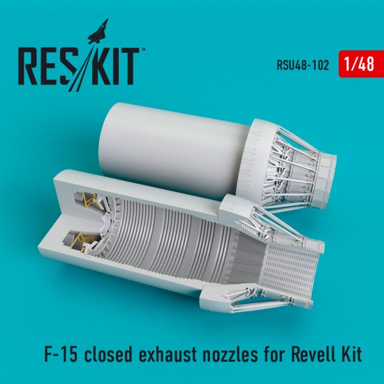 1/48 McDonnell Douglas F-15 Eagle Closed Exhaust Nozzles for Revell Kit 1/48 McDonnell Douglas F-15 Eagle Closed Exhaust Nozzles for Revell Kit