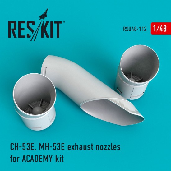 1/48 Sikorsky CH-53E/MH-53E Super Stallion Exhaust Nozzles for Academy kits 1/48 Sikorsky CH-53E/MH-53E Super Stallion Exhaust Nozzles for Academy kits