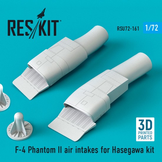 1/72 F-4 Phantom II Air Intakes (3D printing) for Hasegawa kits