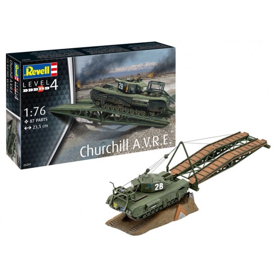 1/76 Churchill A.V.R.E. (Armoured Vehicle Royal Engineers) 1/76 Churchill A.V.R.E. (Armoured Vehicle Royal Engineers)