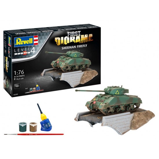 1/76 First Diorama Set - Sherman Firefly 1/76 First Diorama Set - Sherman Firefly