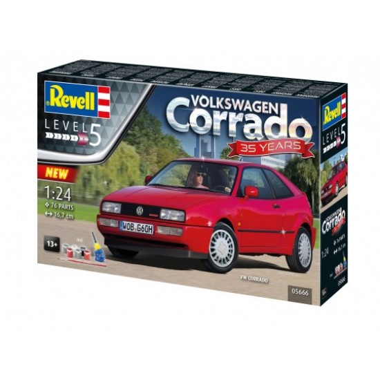 1/24 VW Corrado w/Glue, Paints & Brushes 1/24 VW Corrado w/Glue, Paints & Brushes