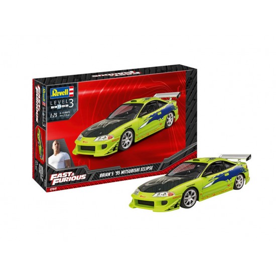 1/25 Fast & Furious Brians 1995 Mitsubishi Eclipse 1/25 Fast & Furious Brians 1995 Mitsubishi Eclipse