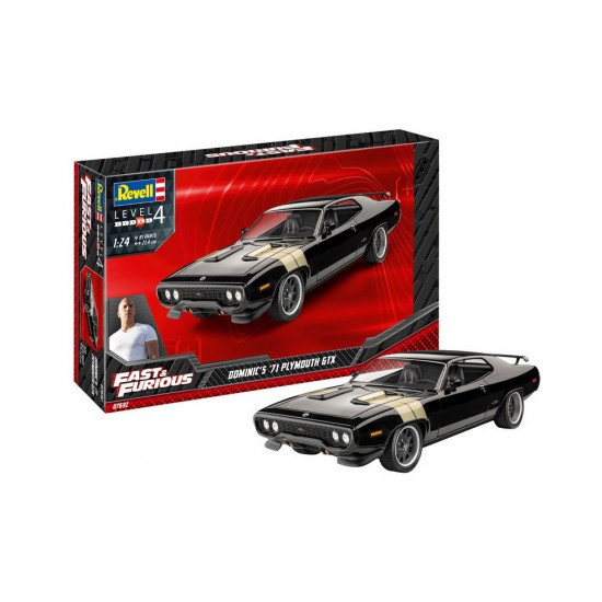 1/24 Fast & Furious - Dominics 1971 Plymouth GTX 1/24 Fast & Furious - Dominics 1971 Plymouth GTX