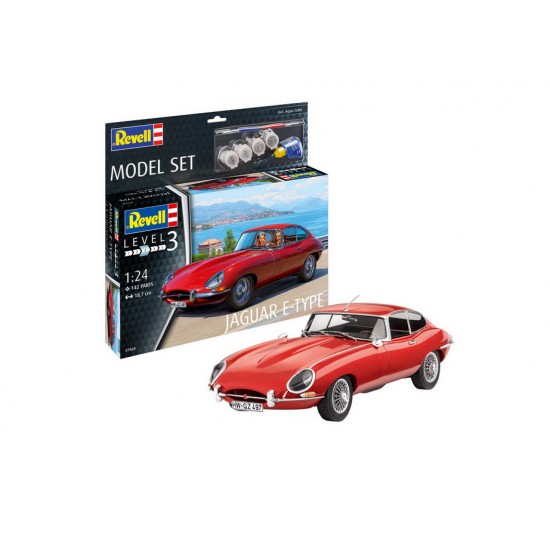 1/24 Jaguar E-Type (Coupe) Model Set 1/24 Jaguar E-Type (Coupe) Model Set