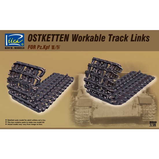 1/35 Ostketten Workable Track Links Set for PzKpfw.III/IV & StuG.III 1/35 Ostketten Workable Track Links Set for PzKpfw.III/IV & StuG.III