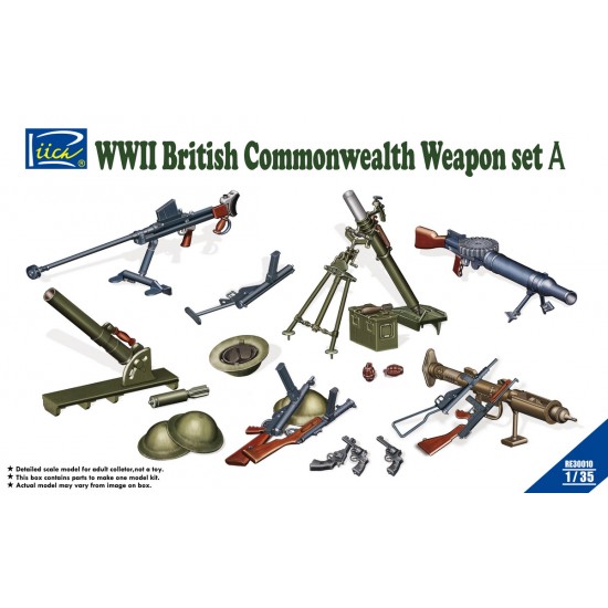 1/35 WWII British Commonwealth Weapons Set A 1/35 WWII British Commonwealth Weapons Set A