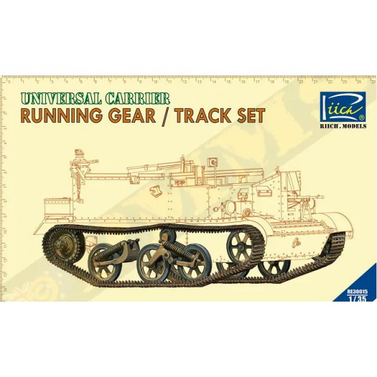 1/35 British Universal Carrier Running Gear & Tracks Set 1/35 British Universal Carrier Running Gear & Tracks Set