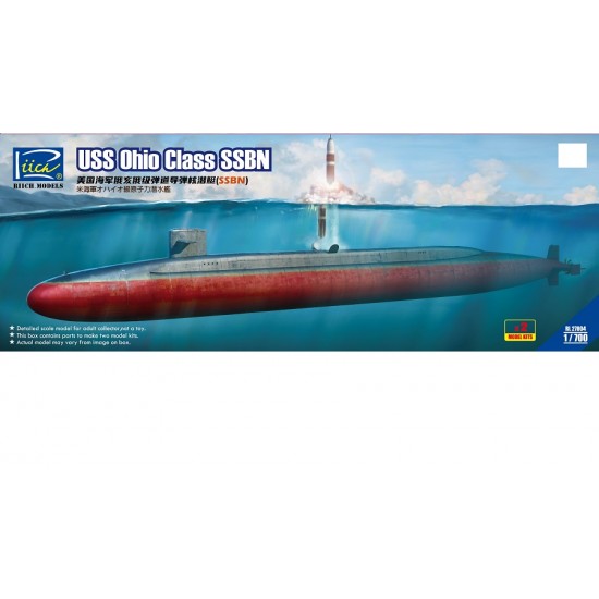 1/700 USS Ohio Class SSBN (Model Kits X2, Dual pack) 1/700 USS Ohio Class SSBN (Model Kits X2, Dual pack)