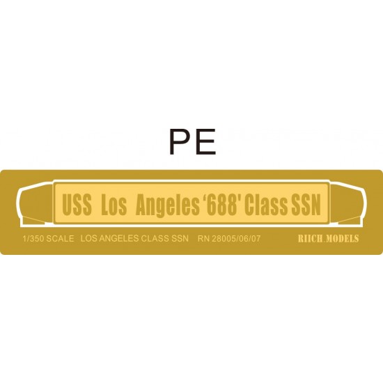 1/350 USS Los Angeles Class Flight III (688 Improved) Attack Submarine 1/350 USS Los Angeles Class Flight III (688 Improved) Attack Submarine