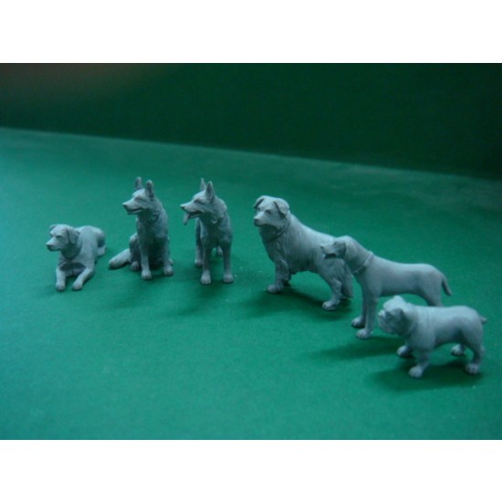 1/35 Livestock Set Vol.3 (6 Dogs) 1/35 Livestock Set Vol.3 (6 Dogs)